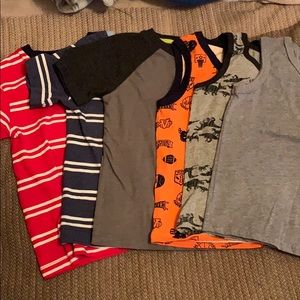 Toddler boys Tank and T-shirts bundle